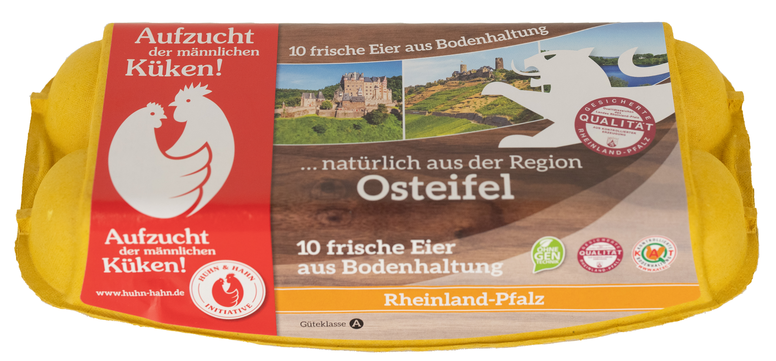 10 frische Eier aus Bodenhaltung Rheinland-Pfalz // Geflügelhof Andres Mendig