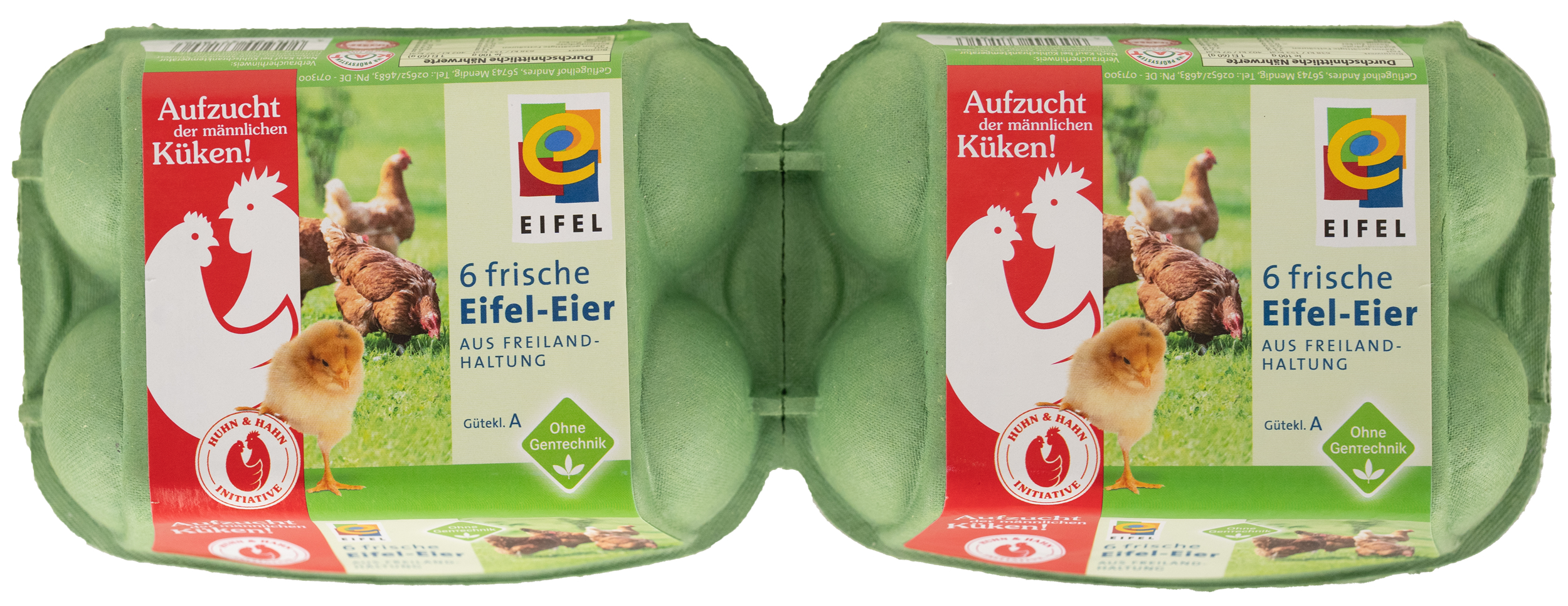 6 deutsche Eier aus Freilandhaltung // Geflügelhof Andres Mendig